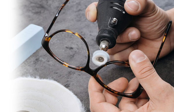 Glasses polishing tools